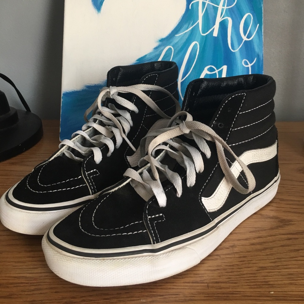 hightop black vans